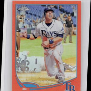 2013 Topps Chrome Ben Zobrist Orange Refractors #205 Rays