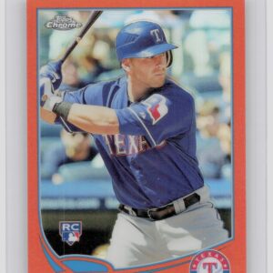 2013 Topps Chrome Mike Olt Orange Refractors #55 Rangers