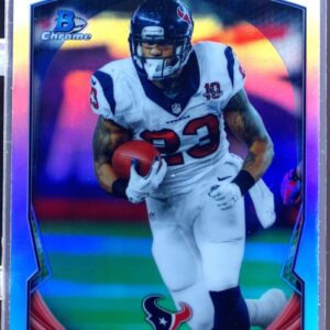 2014 Bowman Chrome Arian Foster Refractor #46 Texans