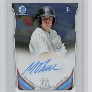 2014 Bowman Chrome Michael O'Neill Auto #BCAP-MO Yankees Prospect Autographs