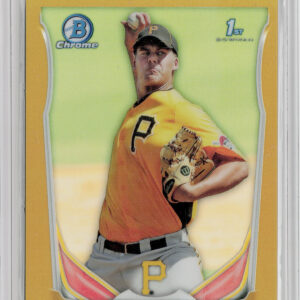 2014 Bowman Chrome Ryan Hafner SN50 #BCP63 Pirates Prospects Gold Refractors