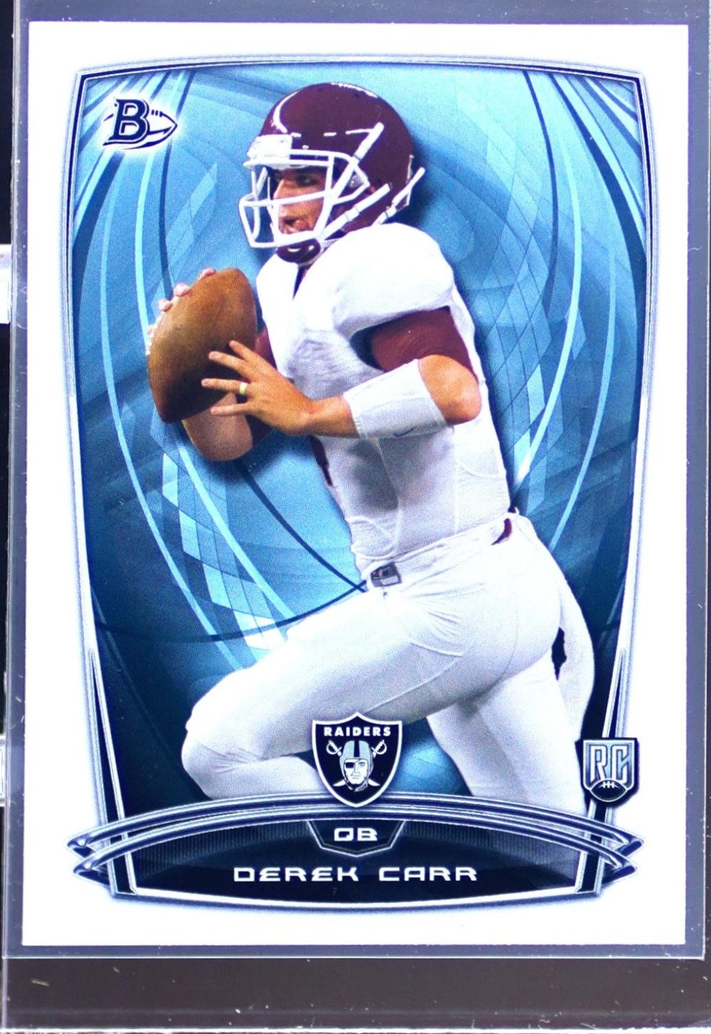 2014 Bowman Derek Carr Rookies RC #55 Raiders