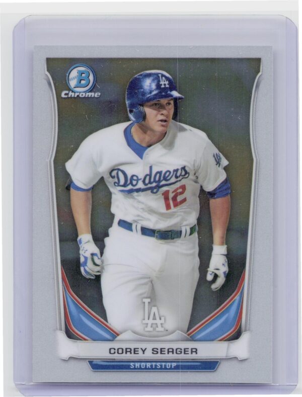 2014 Bowman Draft Corey Seager #CTP-41 Dodgers Chrome Top Prospects