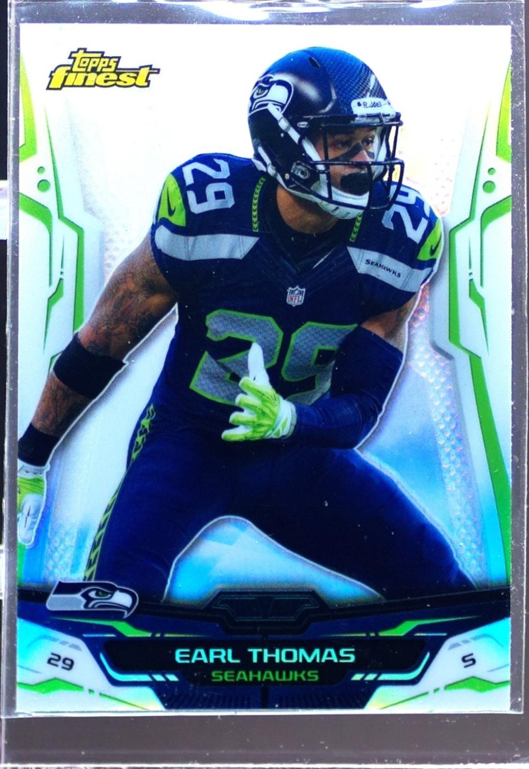 2014 Finest Earl Thomas Refractors #11 Seahawks