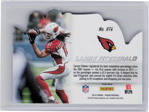 2014 Panini Prizm Larry Fitzgerald #HT4 Cardinals Hands Team Prizms - Image 3