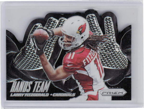 2014 Panini Prizm Larry Fitzgerald #HT4 Cardinals Hands Team Prizms