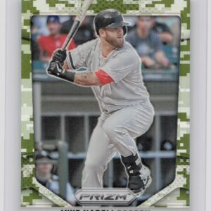 2014 Prizm Mike Napoli Prizms Camo #124 Sox