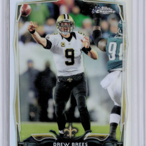 2014 Topps Chrome Drew Brees Refractor #17 Saints