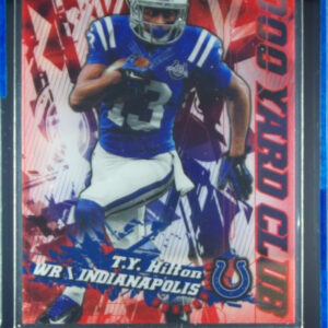 2014 Topps Chrome T.Y. Hilton SN99 #13 Colts 1,000 Yard Club Red Refractor