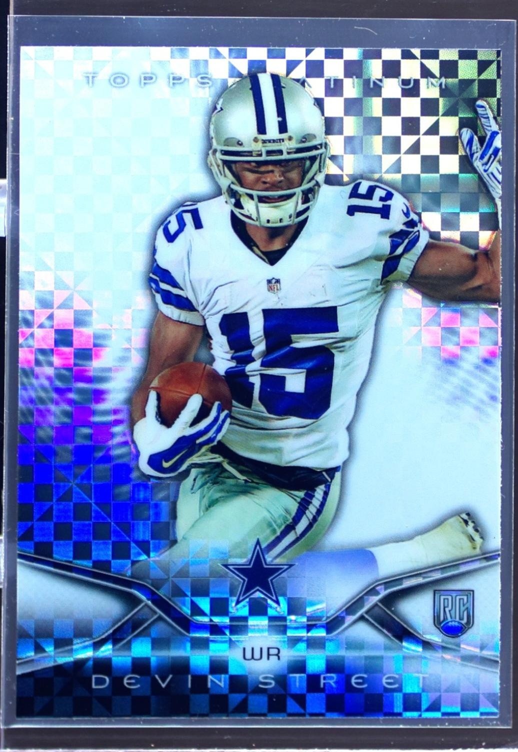 2014 Topps Platinum Devin Street Xfractors RC #134 Cowboys