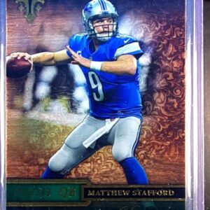 2014 Topps Triple Threads Matthew Stafford Emerald /199 #70 Lions