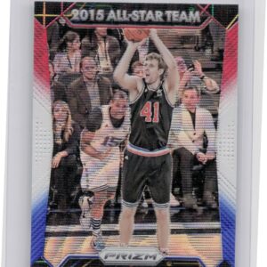 2015-16 Panini Prizm Dirk Nowitzki Red, White & Blue Prizms #371 Mavericks