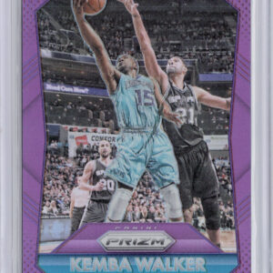 2015-16 Panini Prizm Kemba Walker Purple Prizms SN99 #238 Hornets