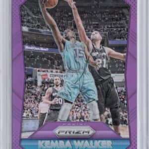 2015-16 Panini Prizm Kemba Walker Purple Prizms SN99 #238 Hornets