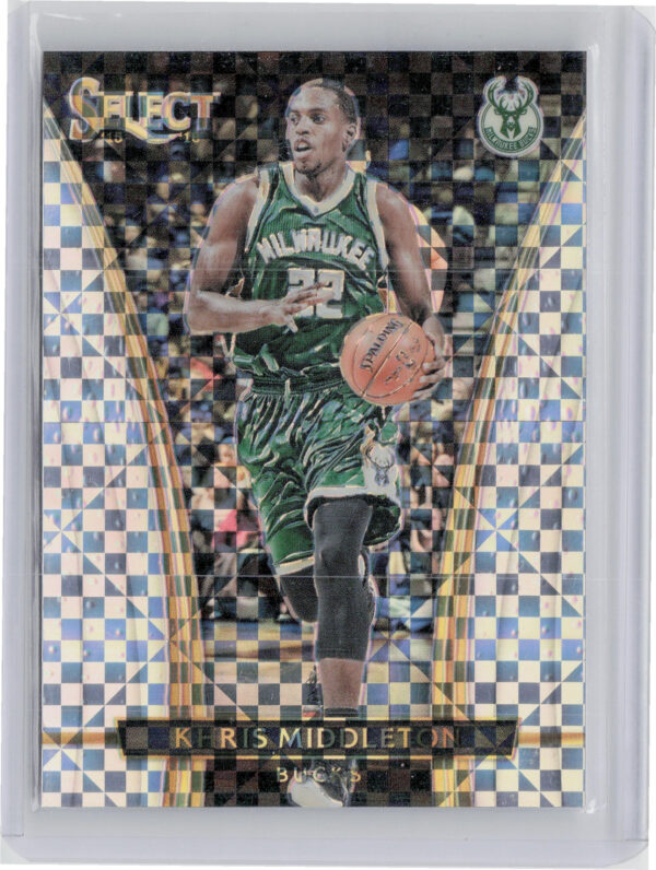 2015-16 Panini Select Khris Middleton Silver Prizms #229 Bucks