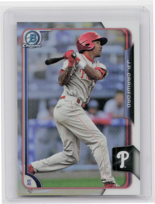 2015 Bowman Draft J.P. Crawford Chrome Refractors #25 Phillies