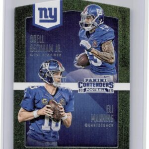 2015 Contenders Odell Beckham Jr. / Eli Manning #TT7 Giants Touchdown Tandems