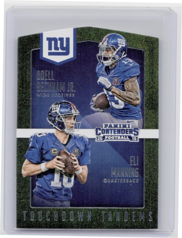 2015 Contenders Odell Beckham Jr. / Eli Manning #TT7 Giants Touchdown Tandems