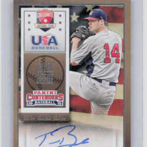 2015 Panini Contenders Tyler Beede #35 USA USA Baseball Ticket Autographs