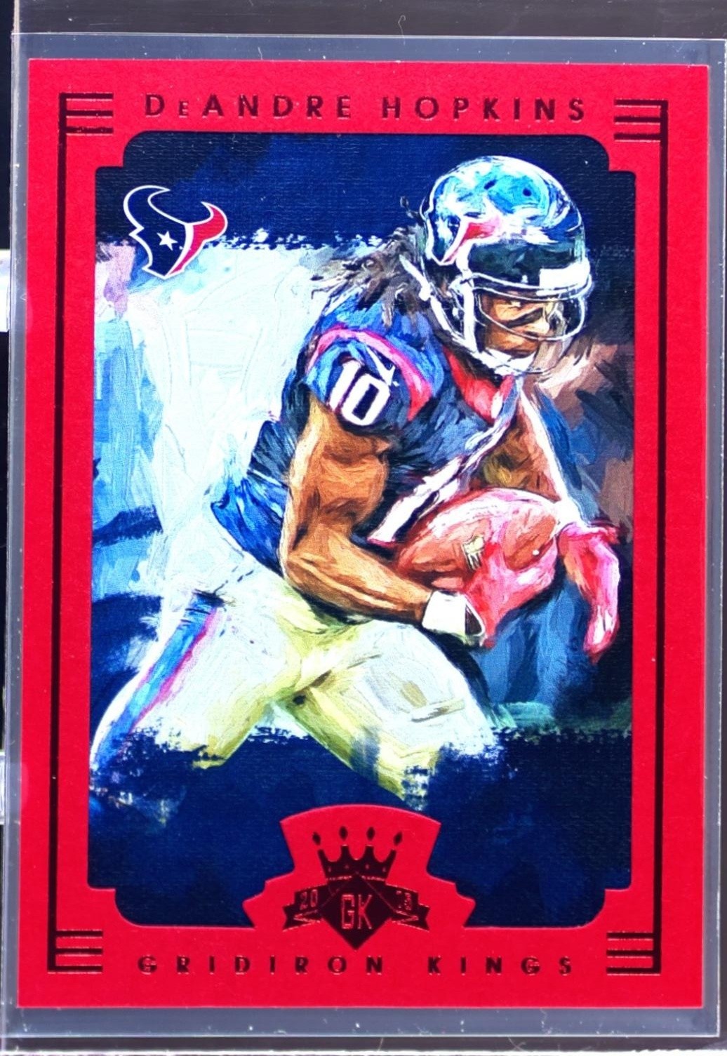 2015 Panini Gridiron Kings DeAndre Hopkins Red Framed #91 Texans