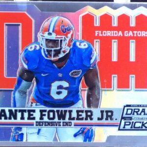 2015 Prizm Collegiate Draft Picks Dante Fowler Jr. #8 Gators D Fence Die Cuts
