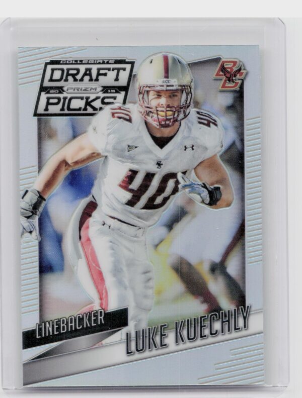 2015 Prizm Collegiate Draft Picks Luke Kuechly Prizms #68 Eagles