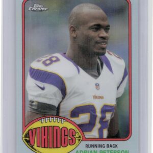 2015 Topps Chrome Adrian Peterson /99 #T60-AP Vikings 60th Anniversary Refracto
