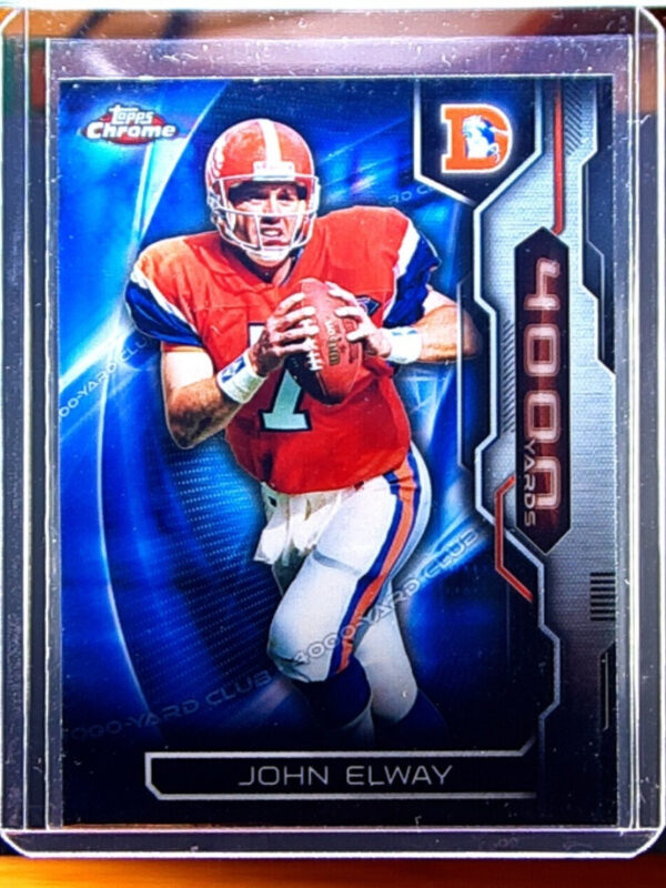 2015 Topps Chrome John Elway #AT4K-JE Broncos All Time 4000 Yard Club