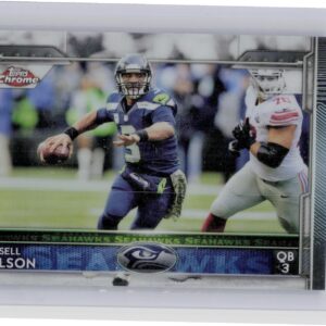 2015 Topps Chrome Russell Wilson Refractor #15 Seahawks
