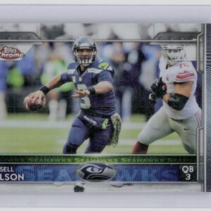 2015 Topps Chrome Russell Wilson Refractor #15 Seahawks
