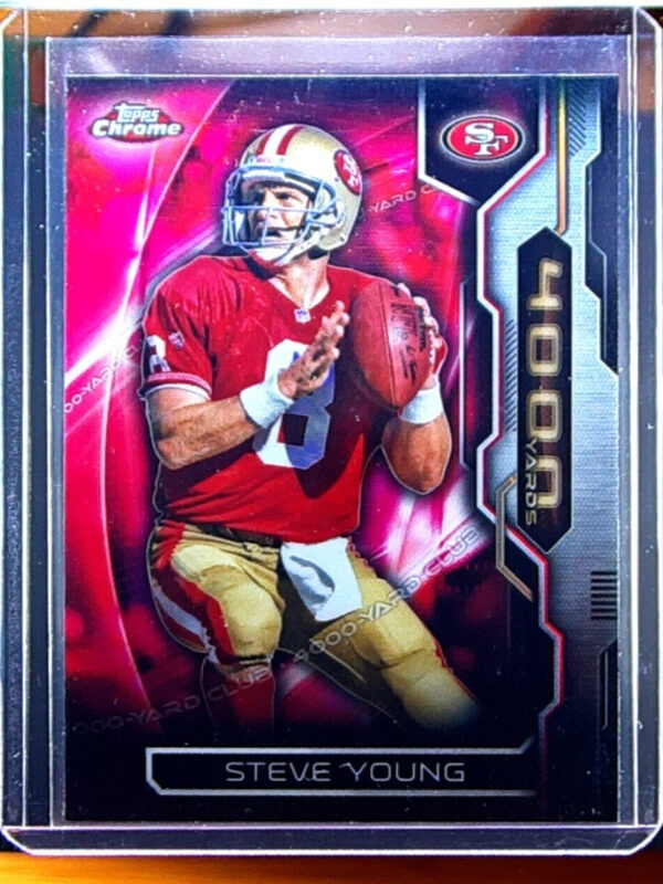 2015 Topps Chrome Steve Young #AT4K-SY 49ers All Time 4000 Yard Club