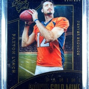 2016 Black Gold Paxton Lynch /225 #RG3 Broncos Rookie Gold Mine