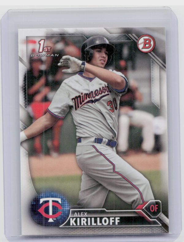 2016 Bowman Draft Alex Kirilloff #BD-90 Twins