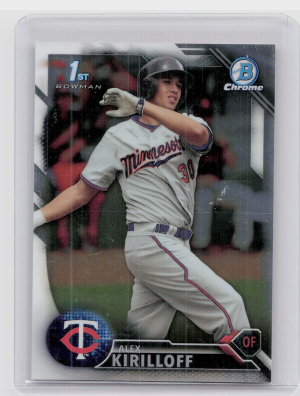 2016 Bowman Draft Alex Kirilloff Chrome #BDC-90 Twins
