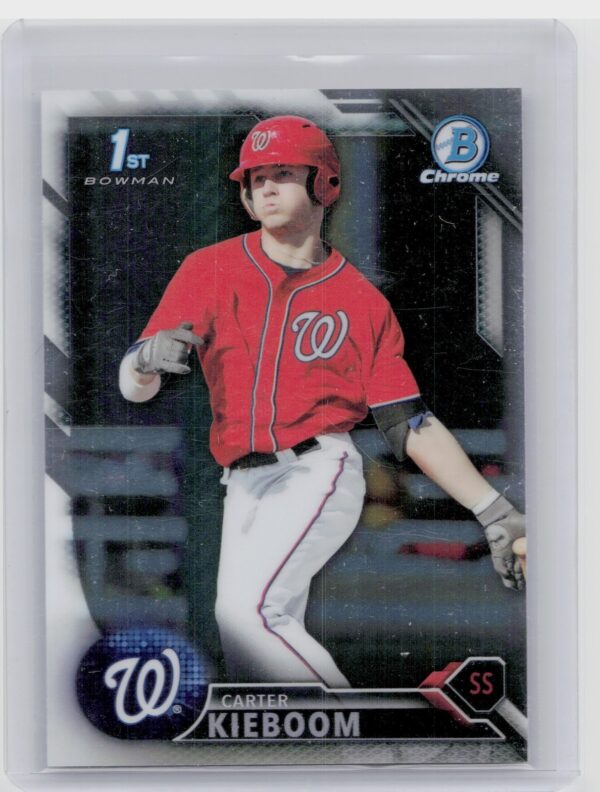 2016 Bowman Draft Carter Kieboom Chrome #BDC-16 Nationals