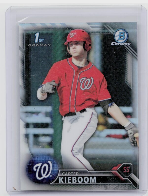 2016 Bowman Draft Carter Kieboom Chrome Refractor #BDC-16 Nationals