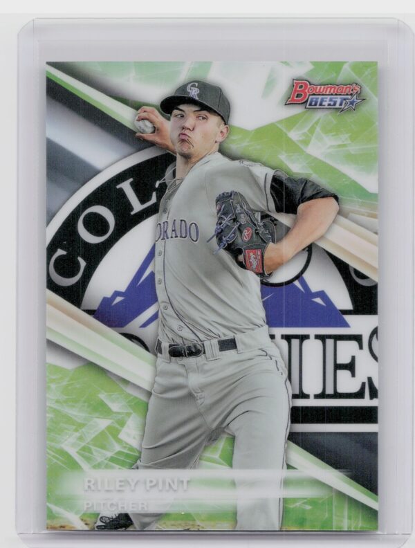 2016 Bowman's Best Riley Pint #TP-14 Rockies Top Prospects Refractor