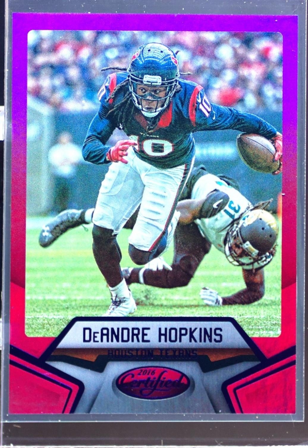 2016 Certified DeAndre Hopkins Mirror Purple /10 #64 Texans