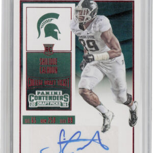 2016 Contenders Draft Picks Shilique Calhoun College Draft Ticket Red Foil