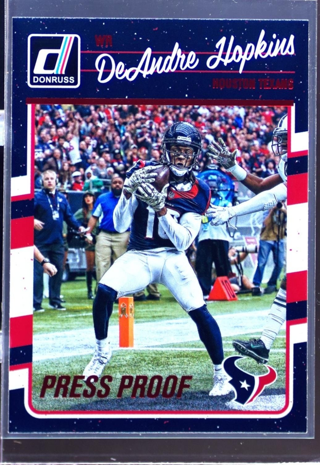 2016 Donruss DeAndre Hopkins Press Proof Red #118 Texans