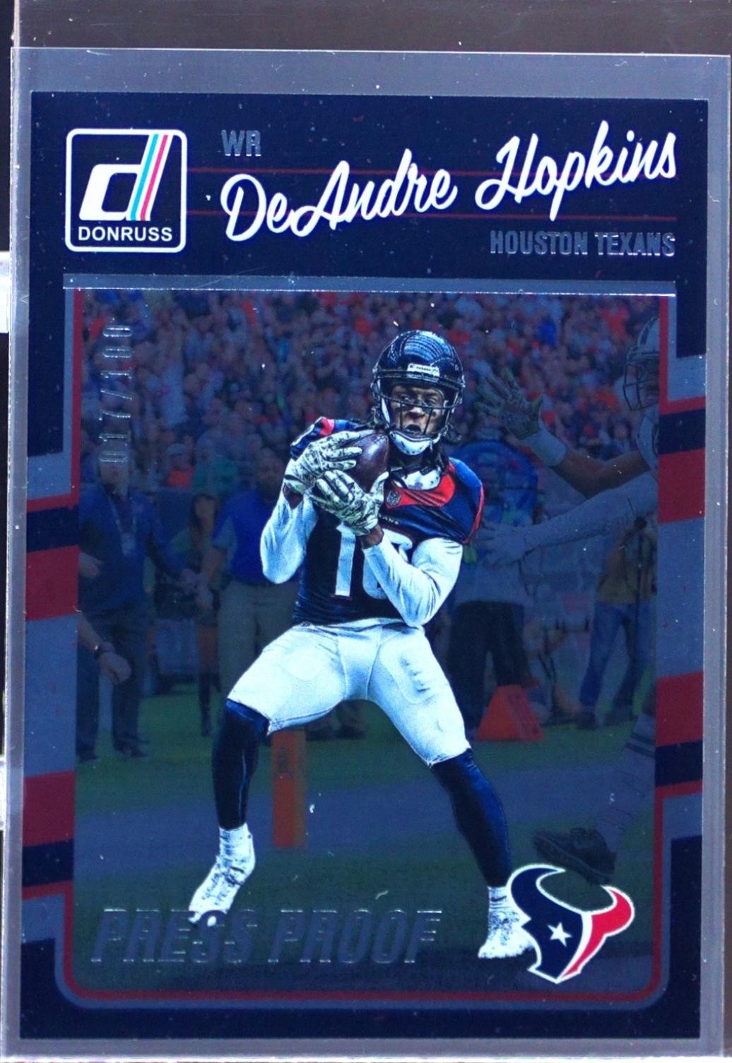 2016 Donruss DeAndre Hopkins Press Proof Silver /100 #118 Texans