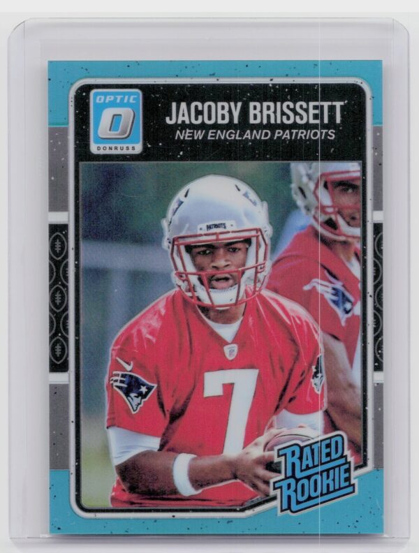 2016 Donruss Optic Jacoby Brissett Aqua SN299 #170 Patriots