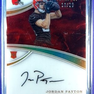 2016 Immaculate Jordan Payton Gold AUTO /25 #152 Browns