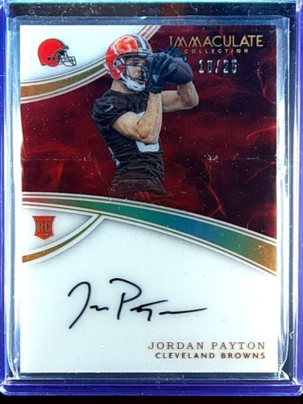 2016 Immaculate Jordan Payton Gold AUTO /25 #152 Browns