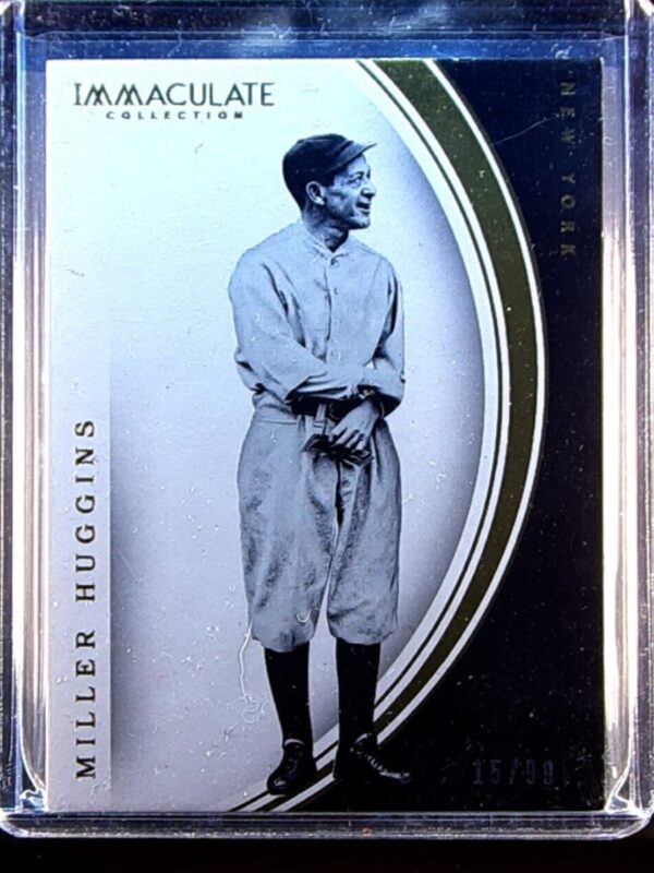 2016 Immaculate Miller Huggins /99 #14 Yankees