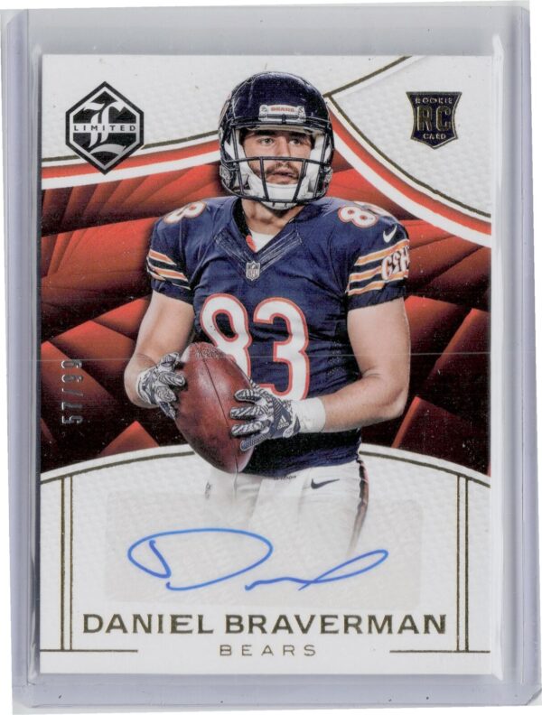 2016 Panini Limited Daniel Braverman AU RC SN99 #176 Bears