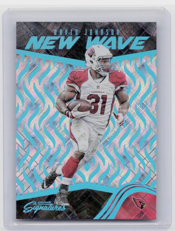 2016 Panini Prime Signatures David Johnson #NW-DK Cardinals New Wave Cosmic