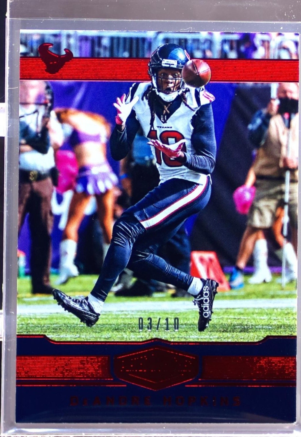 2016 Plates & Patches DeAndre Hopkins Red /10 #41 Texans