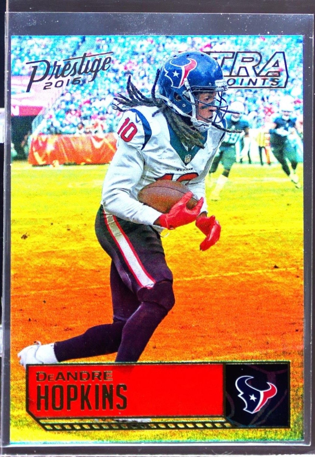 2016 Prestige DeAndre Hopkins Xtra Points Gold /50 #80 Texans