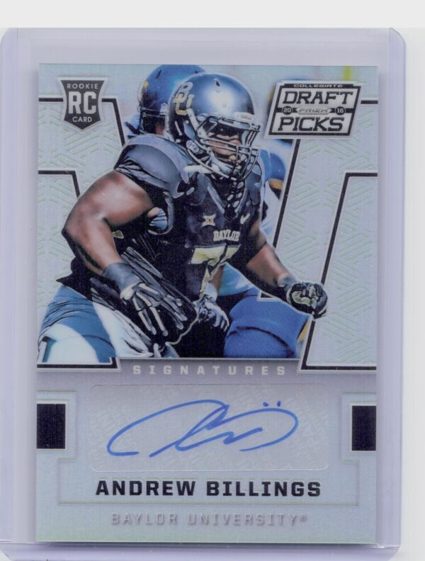 2016 Prizm Collegiate Draft Picks Andrew Billings Auto #182 Bears Autographs Pri